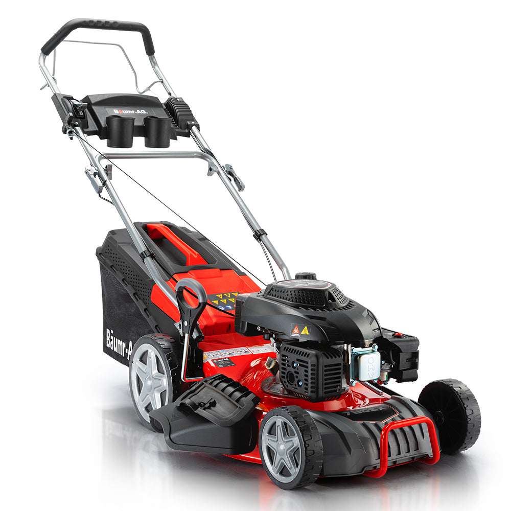 Baumr-AG Lawn Mower 18 220cc Petrol Propelled Push Lawnmower 4-Stroke